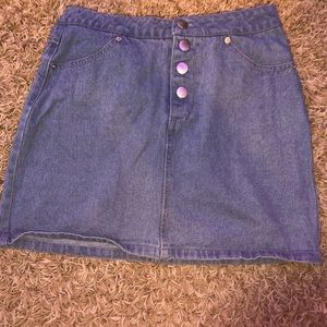 Denim skirt